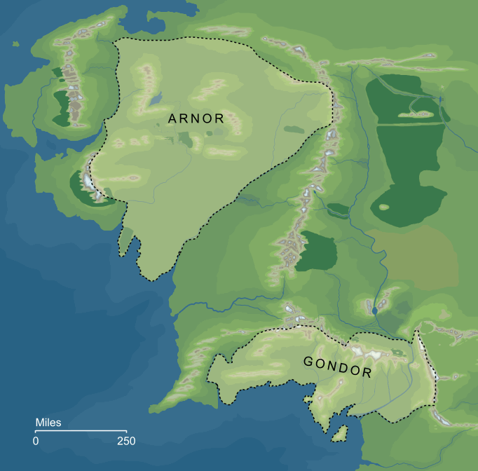 Map of the Reunited Kingdom