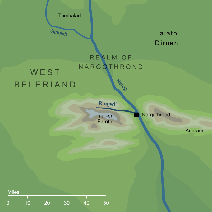 Map of the river Ringwil