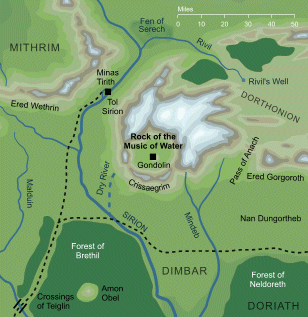Map of the Rock of the Music of Water