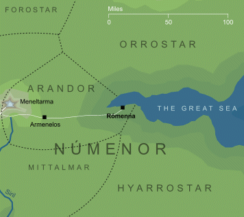 Map of Rómenna