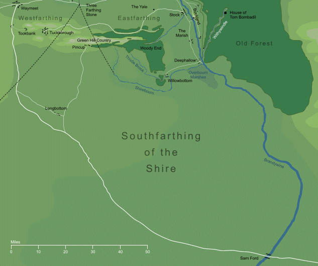 The Encyclopedia of Arda - Southfarthing of the Shire