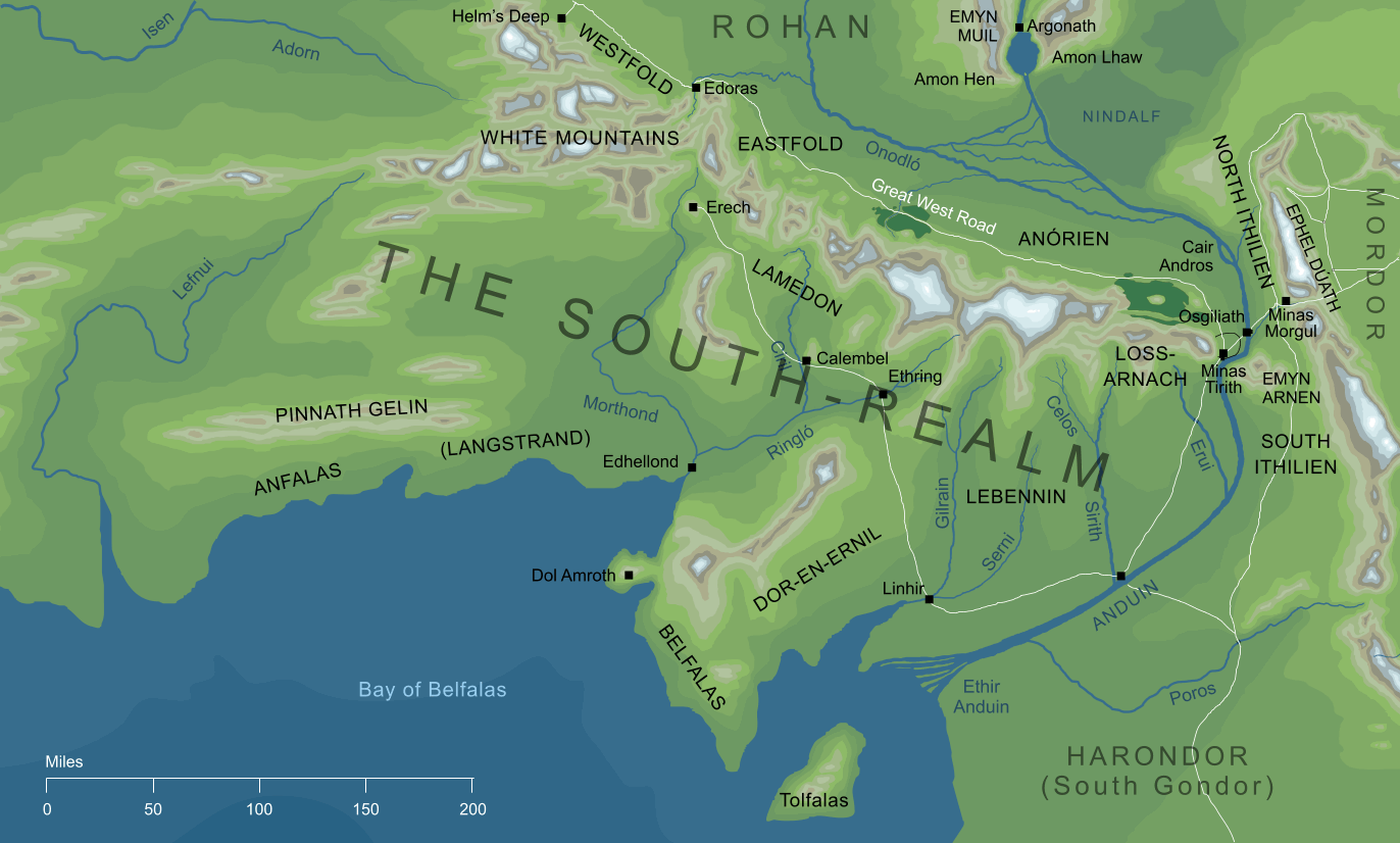 Map of the South-realm
