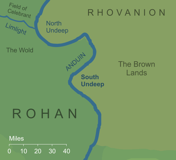 Map of the South Undeep