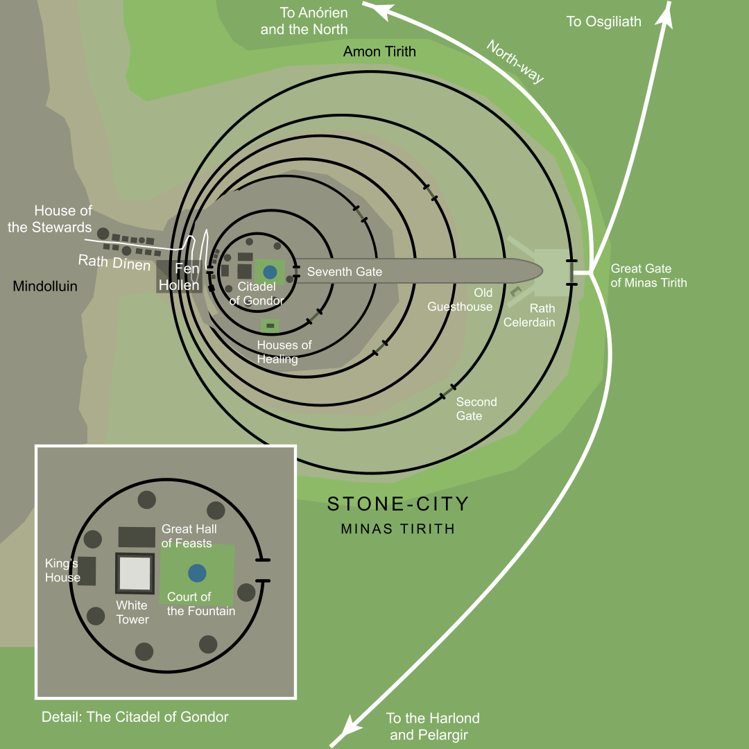 Map of the Stone-city