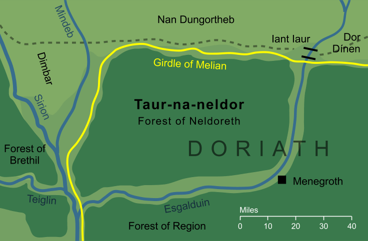 Map of Taur-na-neldor
