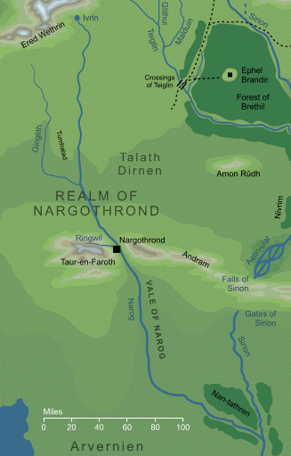 Map of the Vale of Narog