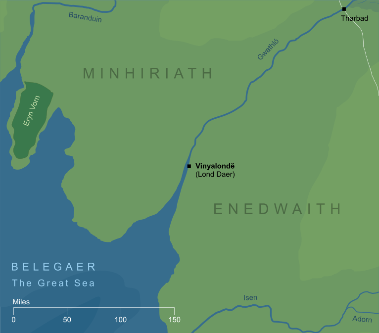 Map of Vinyalondë