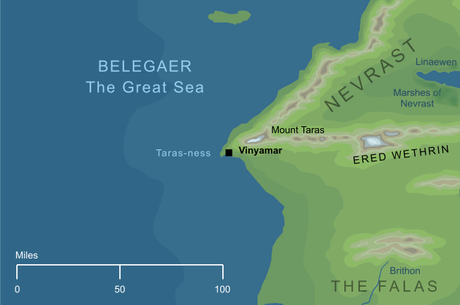 Map of Vinyamar