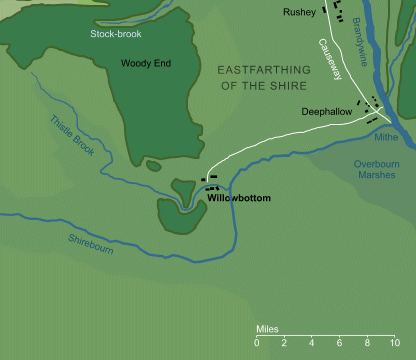 Map of Willowbottom