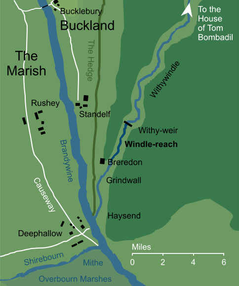Map of the Windle-reach