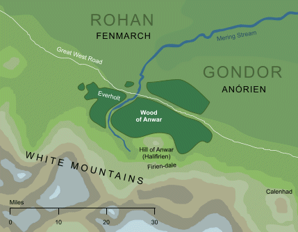 Map of the Wood of Anwar