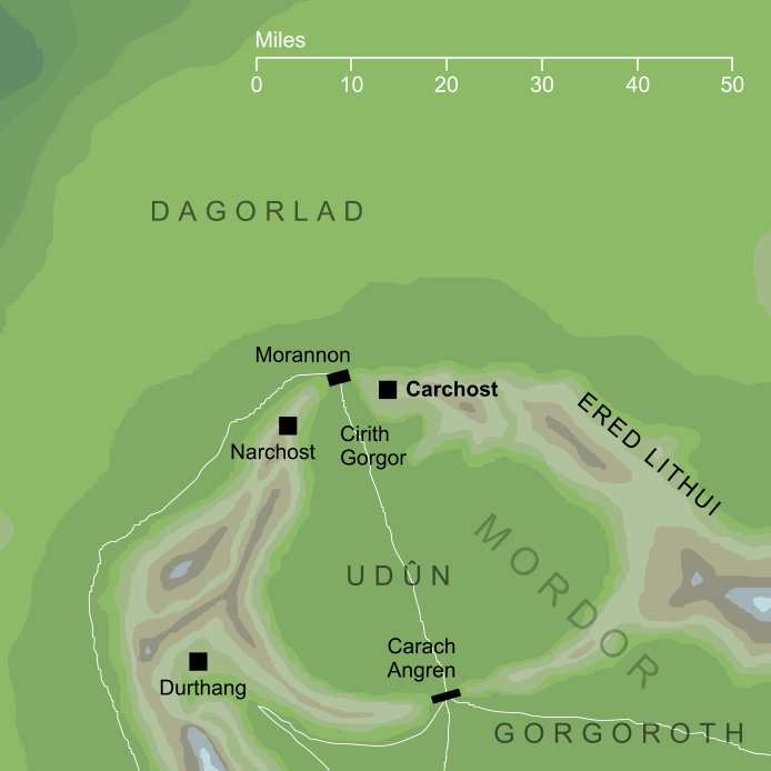 Map of Carchost