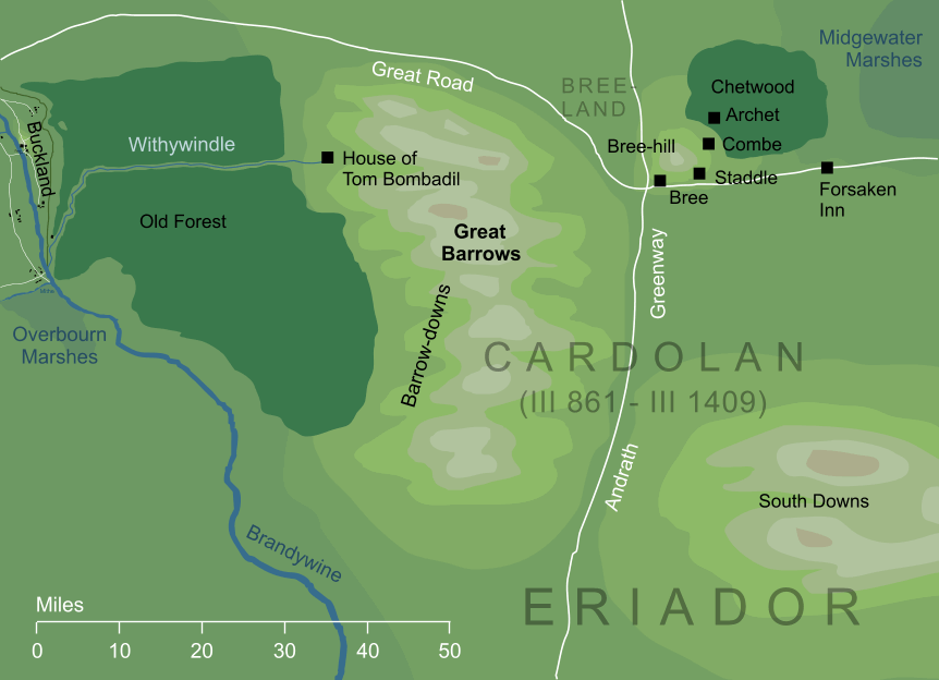 Map of the Great Barrows