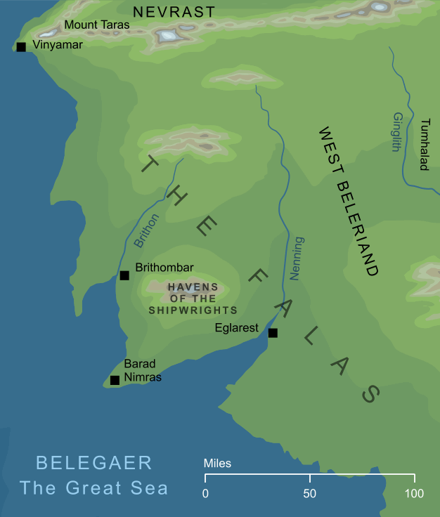 Map of the Havens of the Shipwrights