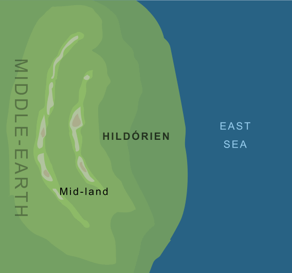 Map of Hildórien