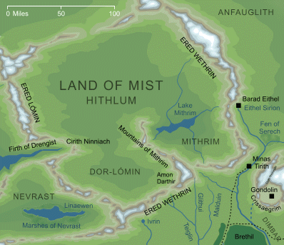 Map of the Land of Mist