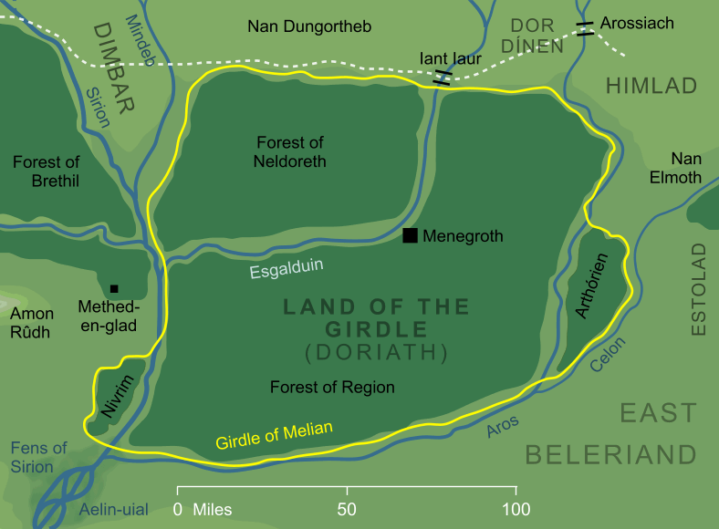 Map of the Land of the Girdle