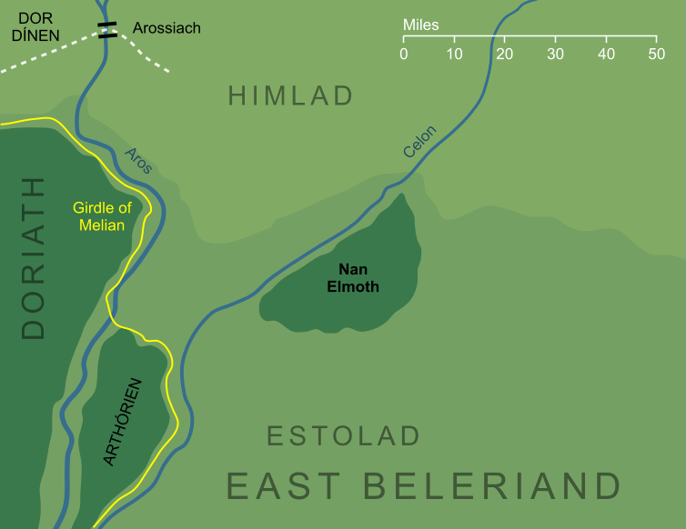 Map of Nan Elmoth