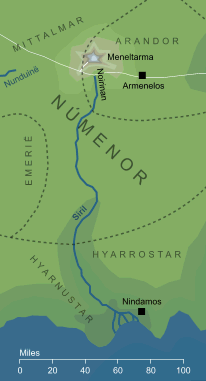 Map of the River Siril