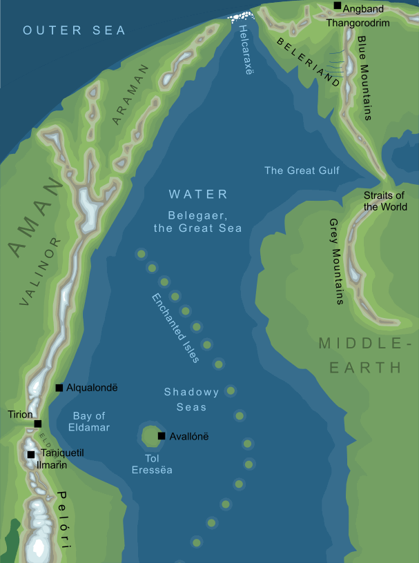 Map of Water (the Great Sea)